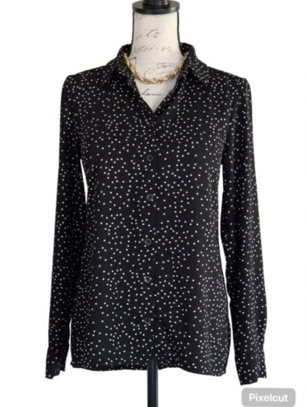Knot Sisters Polka Dot Blouse.